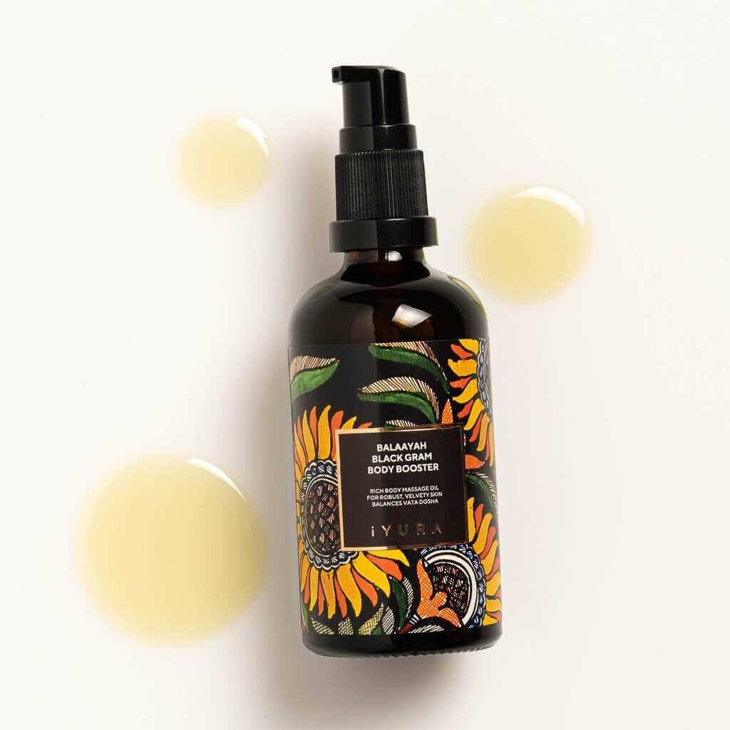 Balaayah Black Gram Body Booster - Body Oil - Image 5