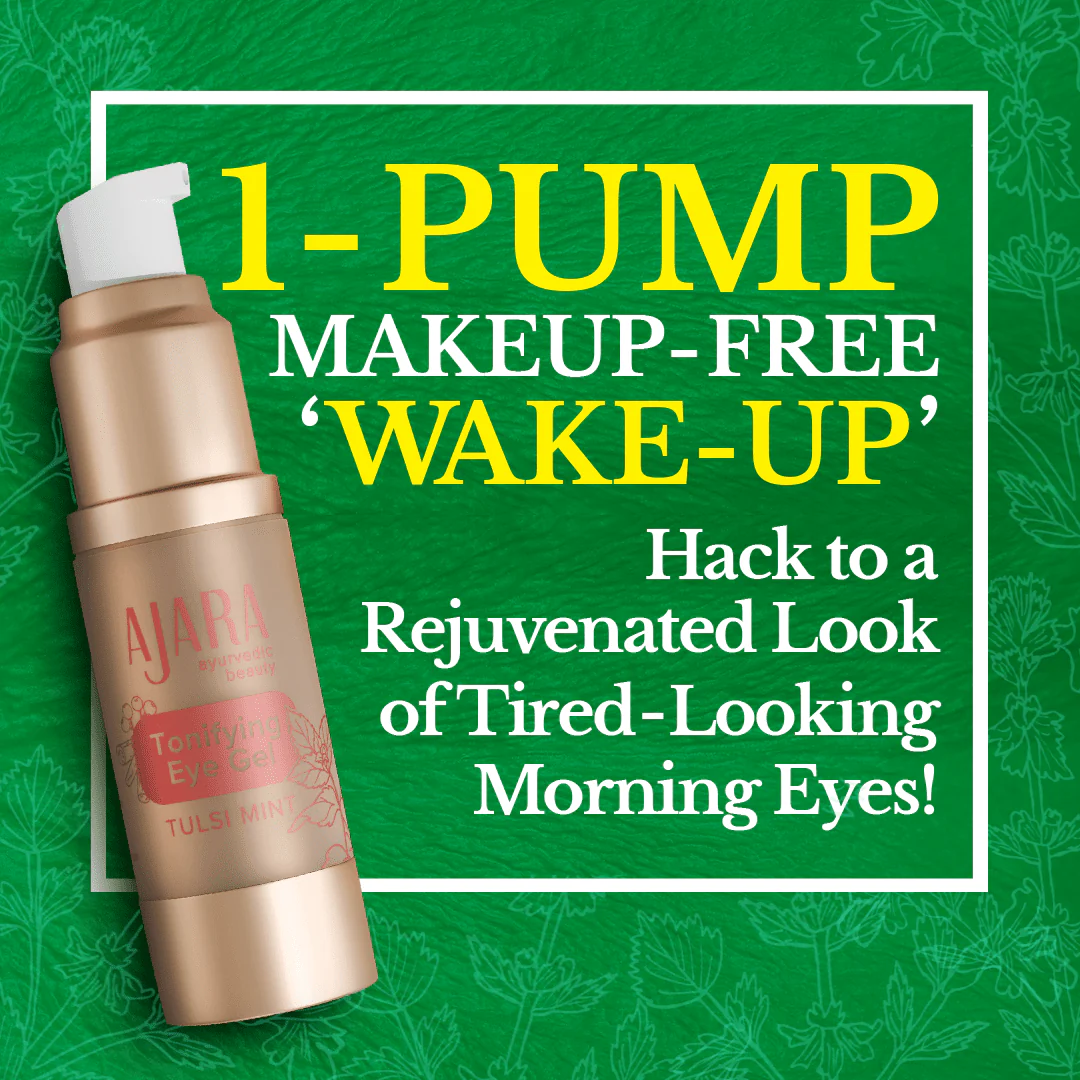 Ajara Tulsi Mint Tonifying Eye Gel - for a more awake look in the mornings - Image 7