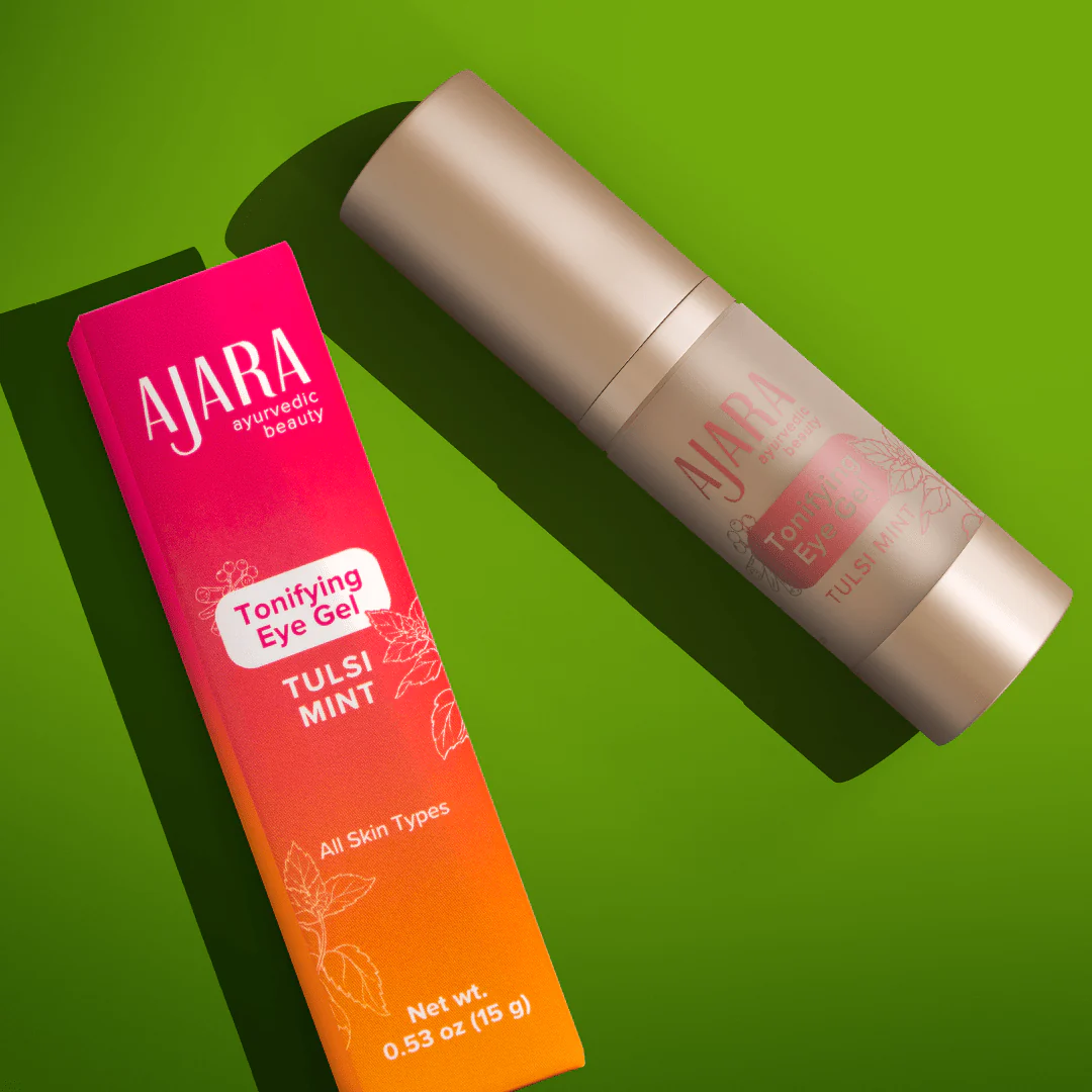 Ajara Tulsi Mint Tonifying Eye Gel - for a more awake look in the mornings - Image 8