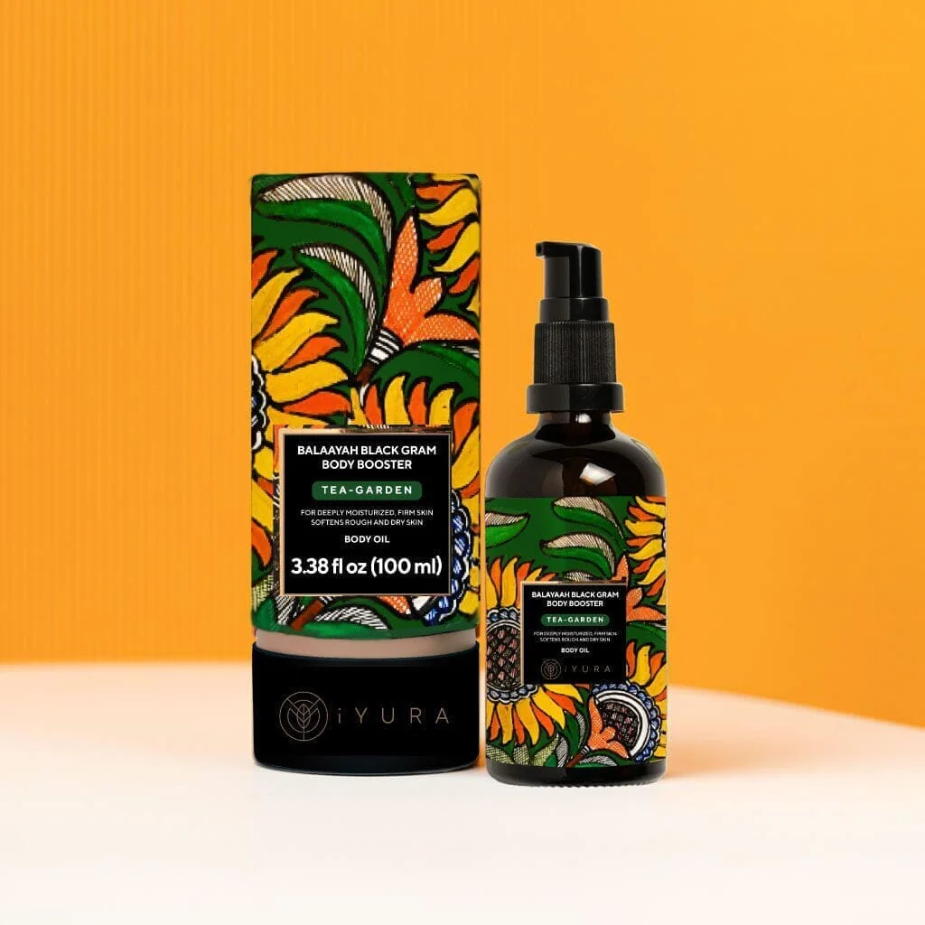 Balaayah Black Gram Body Booster: Body Massage Oil for Dry, Aging Skin - In 5 Indulging Aromas! - Image 21