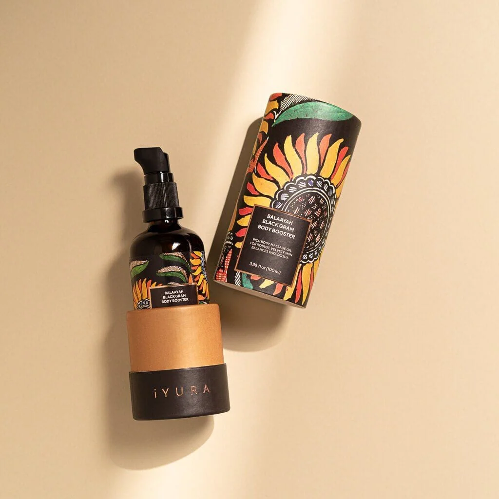 Balaayah Black Gram Body Booster: Body Massage Oil for Dry, Aging Skin - In 4 Indulging Aromas! - Image 7