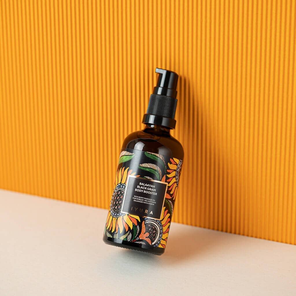 Balaayah Black Gram Body Booster: Body Massage Oil for Dry, Aging Skin - In 4 Indulging Aromas! - Image 8