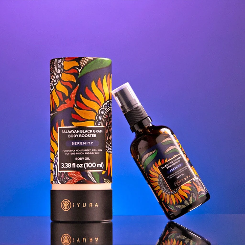 Balaayah Black Gram Body Booster: Body Massage Oil for Dry, Aging Skin - In 5 Indulging Aromas! - Image 23