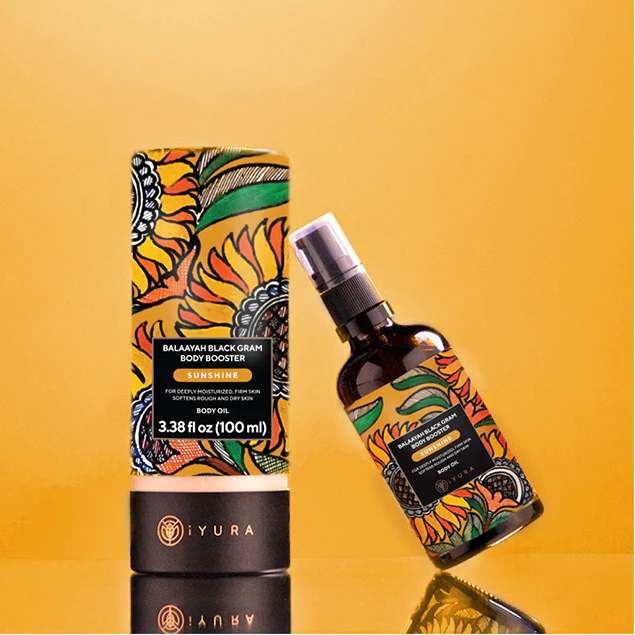 Balaayah Black Gram Body Booster: Body Massage Oil for Dry, Aging Skin - In 5 Indulging Aromas! - Image 25