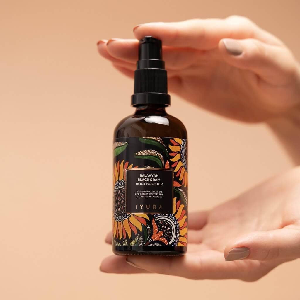 Balaayah Black Gram Body Booster: Body Massage Oil for Dry, Aging Skin - In 5 Indulging Aromas! - Image 9