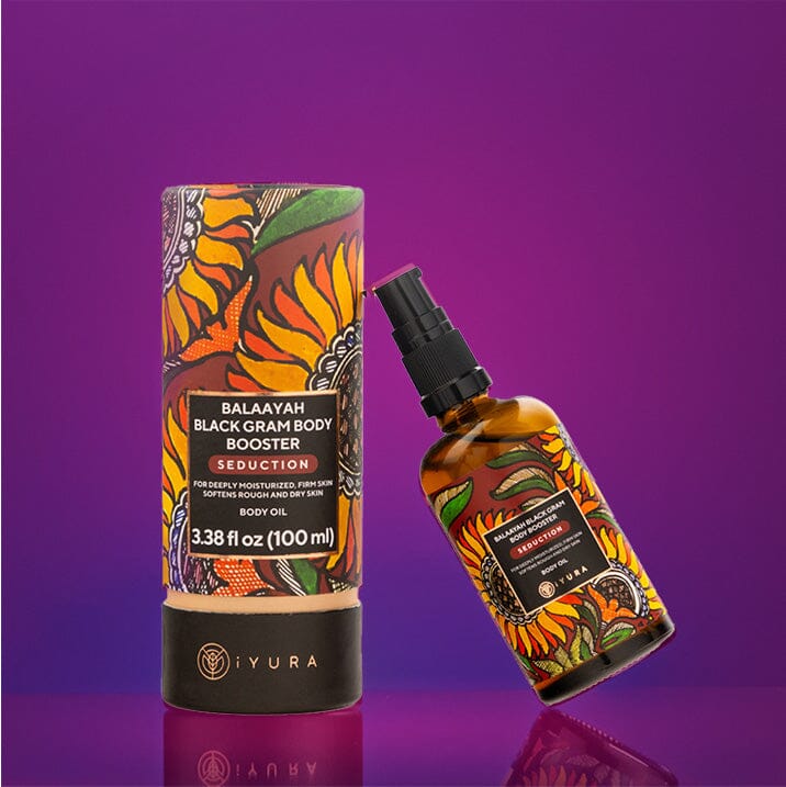 Balaayah Black Gram Body Booster: Body Massage Oil for Dry, Aging Skin - In 7 Different Indulging Aromas! - Image 27