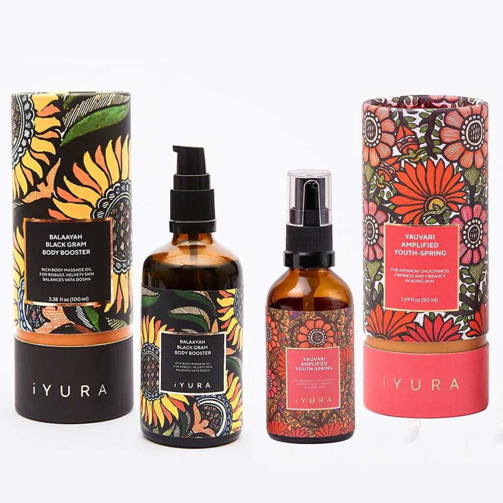 Black Gram Face and Body Duo - iYURA - Ayurvedic Marvels for Dry, Aging & Mature Skin