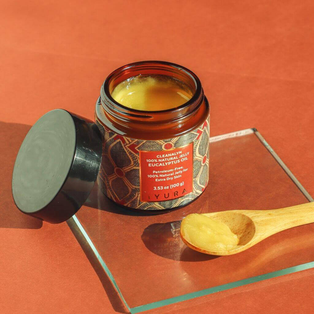 FREE GIFT: Cleanalyn Natural Jelly: Eucalyptus - Petroleum-Free, 100% Natural Jelly for Extra Dry Skin