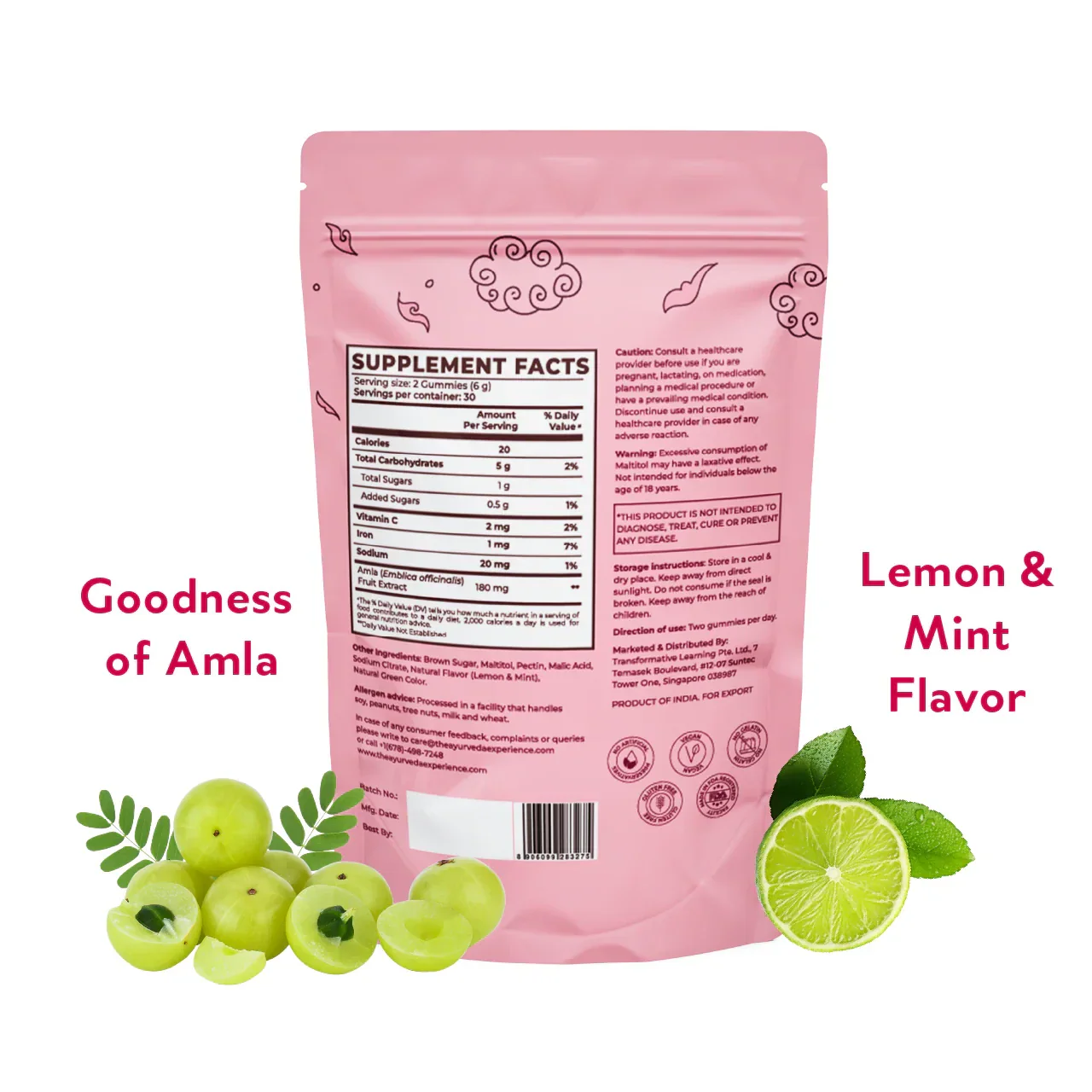 FREE GIFT: Amla Gummies I Vegan Gummies with Plant-based Actives for Anti-aging Benefits, Healthy Skin, Digestion and Immunity - Image 2