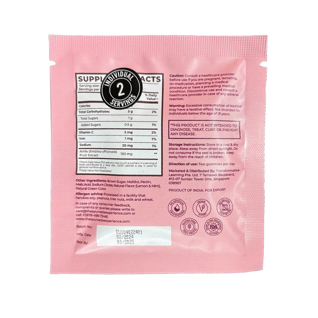 FREE GIFT: Amla Gummies Sample - Pack of 3 - Image 3