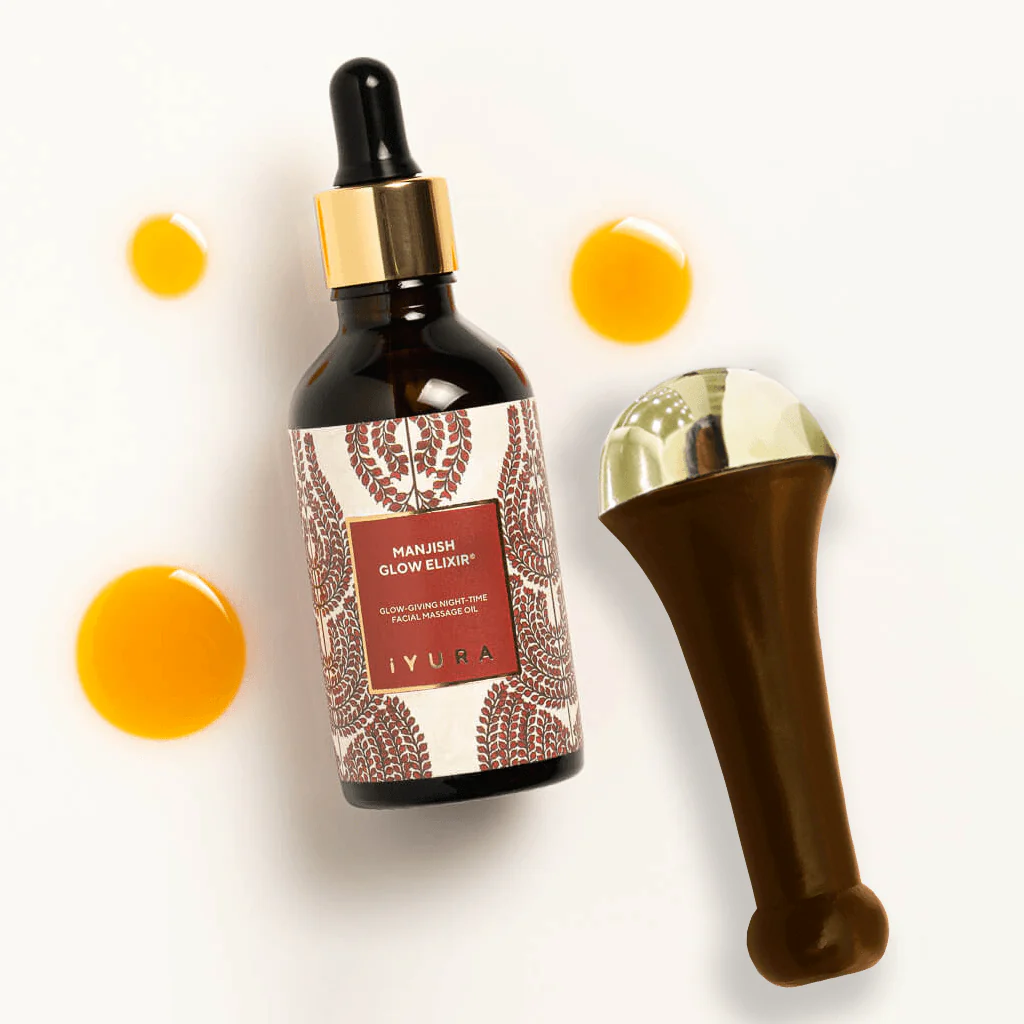 Kansa Wand for Face & Body with Manjish Glow Elixir