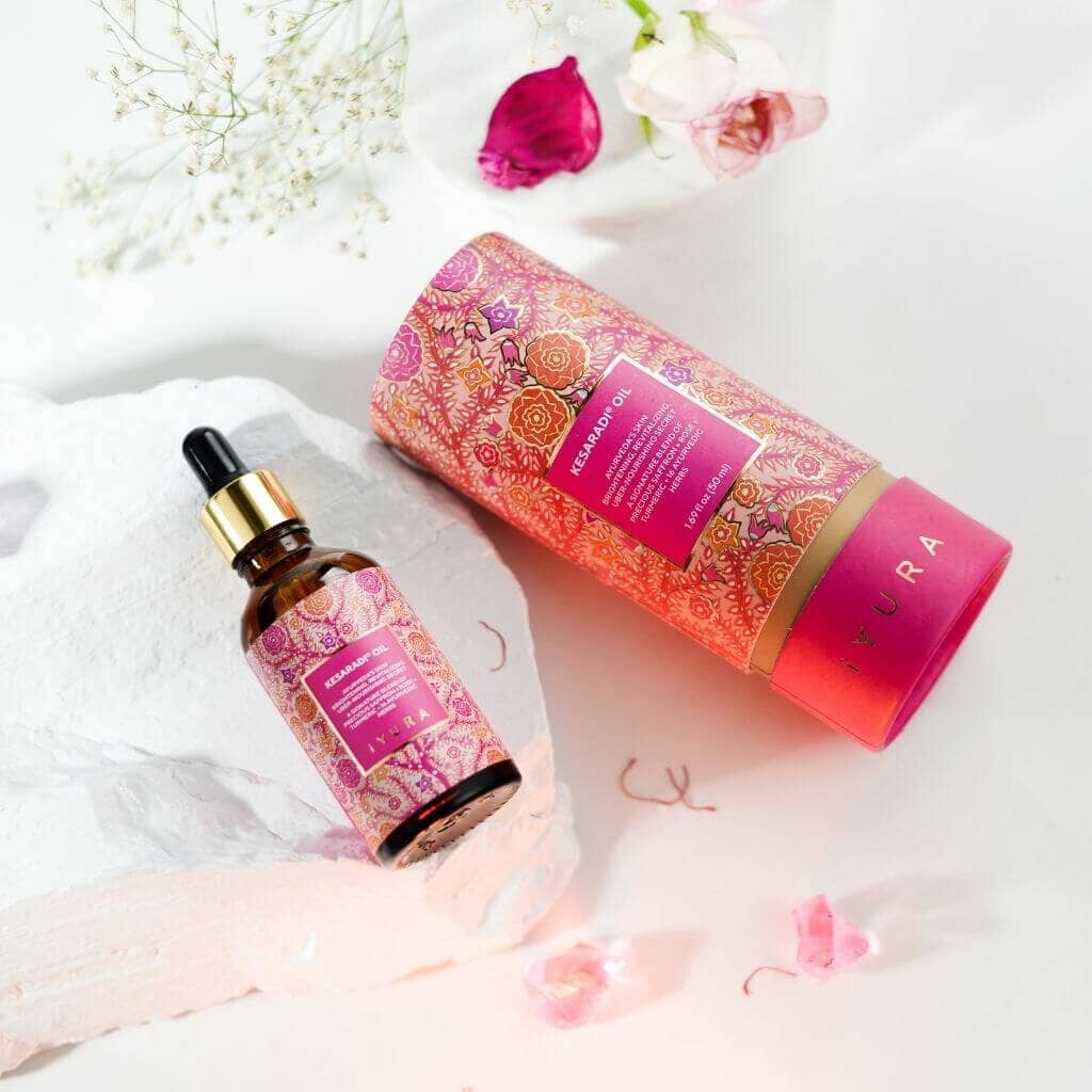 Kesaradi Daily Glow - iYURA Face Oil for Dry Skin or Sensitive Skin - Natural Skincare for Glowing Skin - With Saffron - Image 7