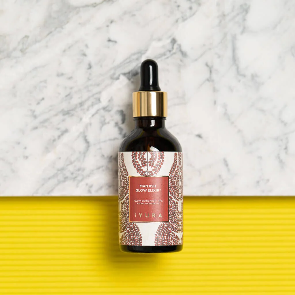 Manjish Glow Night Time Elixir - Ayurvedic Night-Time Face Oil - Natural Moisturizer for Healthy Skin- - Image 7