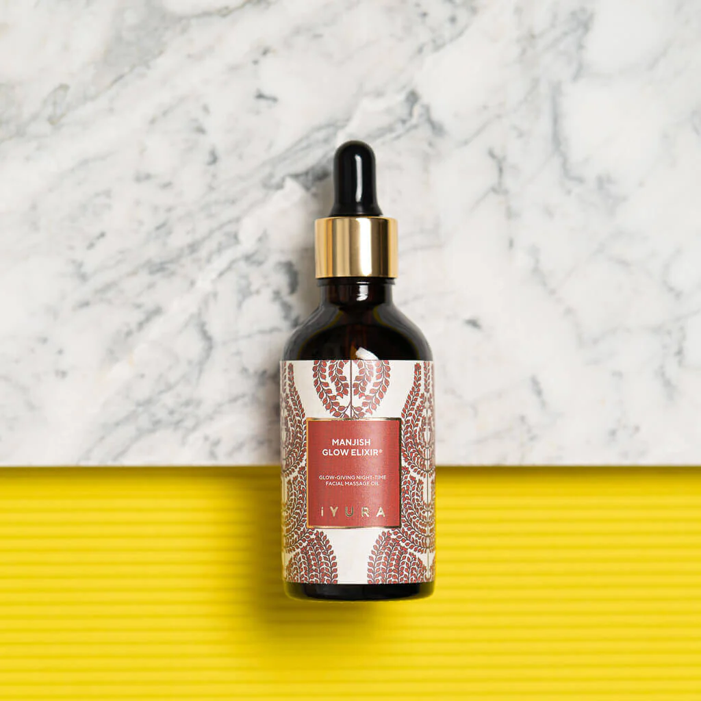 Glow Elixir - 5,000 year old Ayurvedic Recipe - 100% Natural, Ayurvedic Night-Time Face Massage Oil with Manjistha, Natural Vitamin C, E and Licorice - Image 6