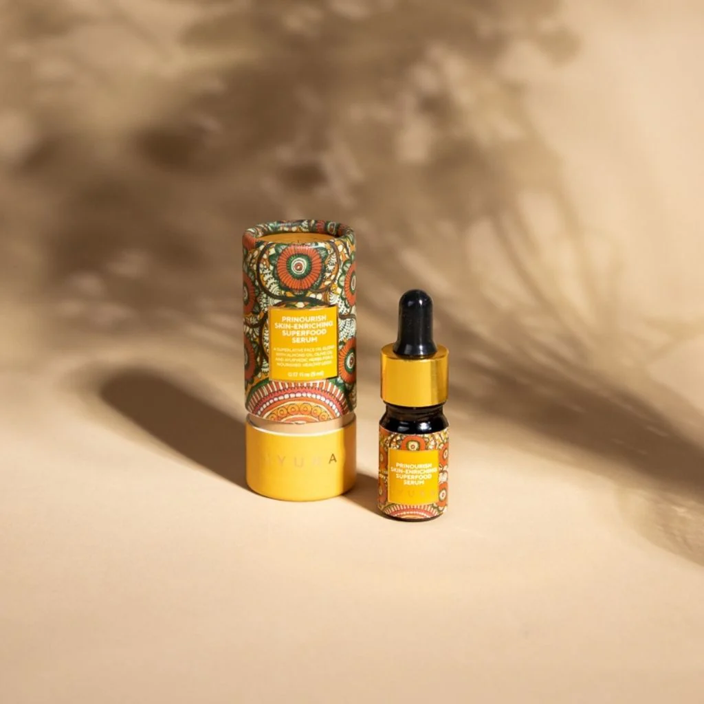Mini Prinourish Skin-Enriching Superfood Serum - With 4 Nutritional Oils, 4 Herbs, 4 Spices, 3 Fruits and 2 Essential Oils