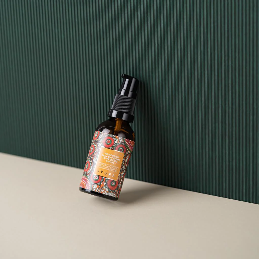Prinourish Skin-Enriching Superfood Serum - With Almond Oil, Olive Oil, Turmeric, Mango & More Ayurvedic Herbs - Ayurveda’s Triple-4 – 3 – 2 Formula for Fully Cared-For Skin - Image 8
