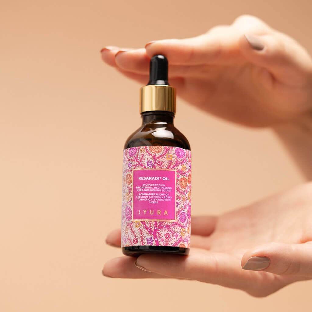 Saffron and Turmeric Body and Face Moisturizing Duo - Zafaloe Bright Moisture Hand and Body Lotion and Kesaradi Face Oil - Image 5