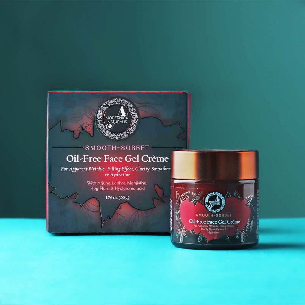 Smooth-Sorbet : Oil-Free Face Gel Crème | For Apparent Wrinkle-Filling Effect, Clarity, Smoothness & Hydration