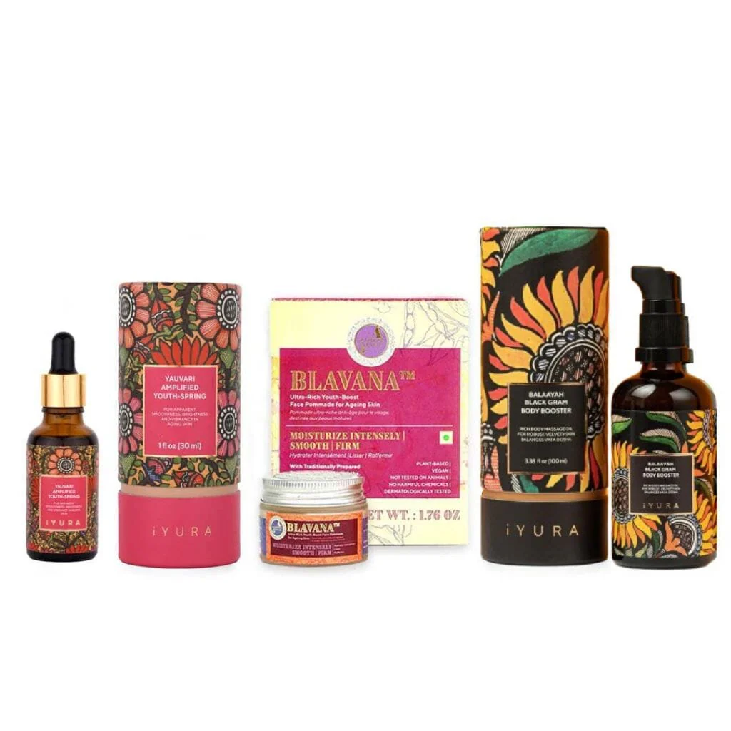 The Ayurveda Experience Black Gram Edit; Face and Body Trio with the Power of Black Gram