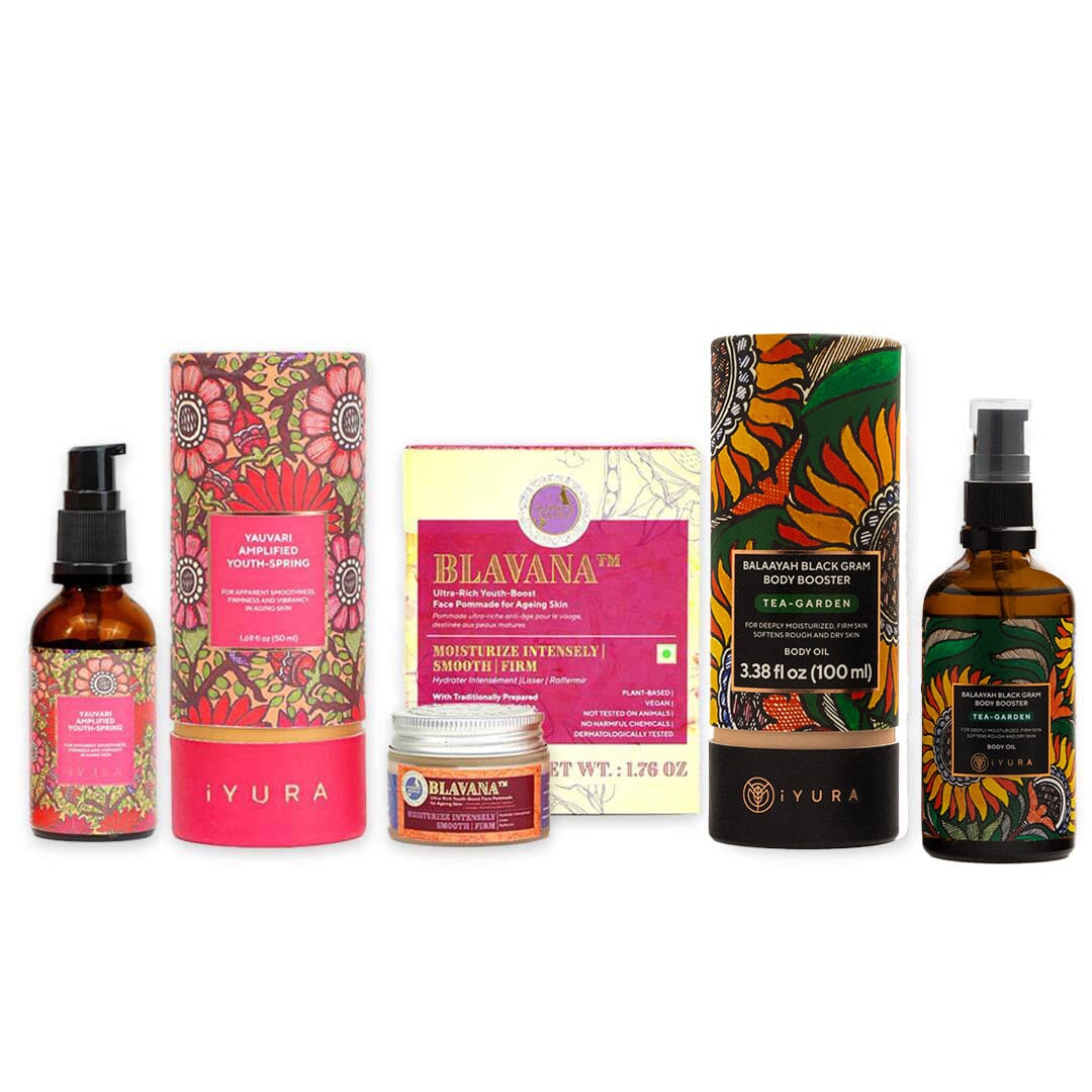 The Ayurveda Experience Black Gram Edit - Face and Body Trio with the Power of Black Gram in a NEW BLEND!!